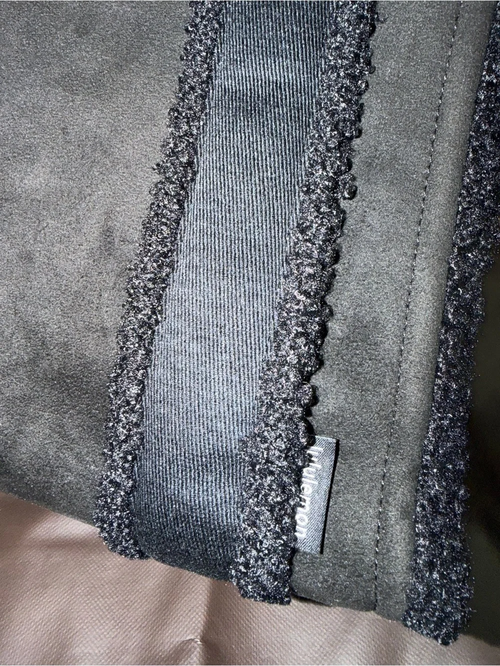 lululemon athletica Black Sherpa-Trim Men’s Tote